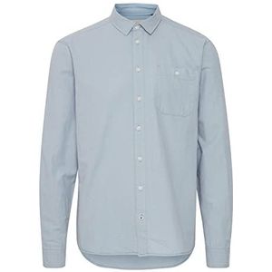 Blend Heren Woven Shirt L/s hemd, 164010 / Dusty Blue, M, 164010/Dusty Blue, M