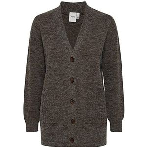 ICHI Dames IHMARAT CA6 gebreide jas, 190915/Coffee Bean, XL