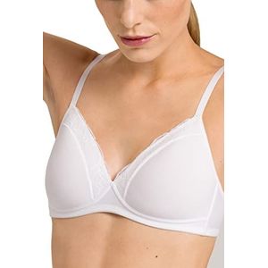 Hanro Dames Cotton Lace Cups Soft Beugelloze beha, wit (white 0101), 70D