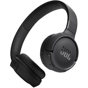 JBL Tune 520BT draadloze on-ear-koptelefoon in zwart - Met JBL Pure Bass Sound, Bluetooth 5.3, handsfree bellen en 57 uur batterijduur