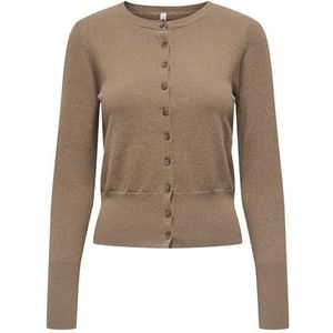 Onlama Life Ls Button Cardigan Cc KNT, Toasted Coconut, XS