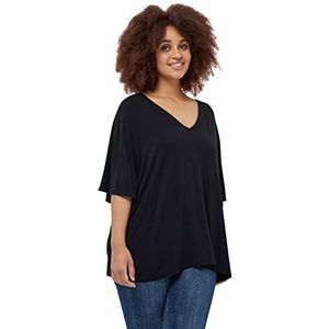 Peppercorn Rosalinda Rosebell T-shirt voor dames, Zwart (zwart), 46/Grote Maten