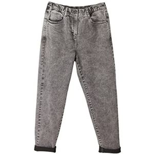 s.Oliver Baby - Meisje Regular: Broek in Mom-Fit, Grey denim, 152 cm (Slank)