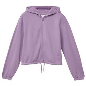 Sweatvest - Cropped - Oversized - Met Capuchon - Zwart