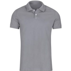 Trigema Poloshirt voor dames van Elast. Piqué, Cool-grey, XXL