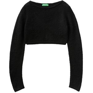 United Colors of Benetton Pullover voor dames, Zwart 100, S