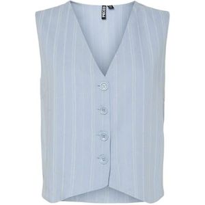 PIECES - PCPIA - Bodywarmer - Lichtblauw/Wit