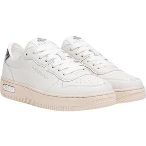 REPLAY Dames Epic W Block Sneaker, 081 White Silver, 35 EU, 081, wit zilver, 35 EU