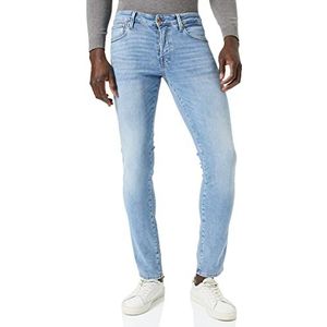 JACK & JONES Male Slim Fit Jeans Glenn Icon JJ 957, Blue Denim 1, 32W / 34L