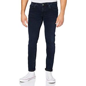 Pepe Jeans Hatch herenjeans, slimfit, gemiddelde taille, zwart, blauw (denim Wp40), 36W