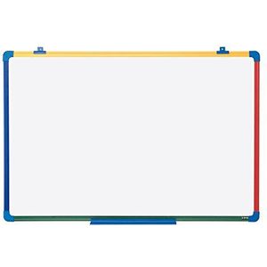 Bi-Office Schoolmate whiteboard 900 x 600 mm met frame 4 kleuren