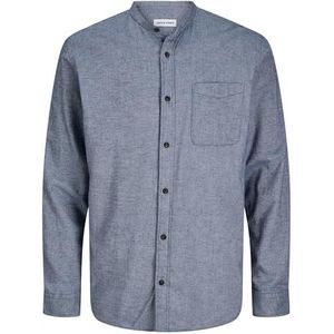 Jack & Jones - JJEBAND MELANGE SHIRT L/S SN - Overhemd - Faded Denim - Lange Mouwen