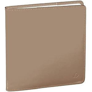 QUO VADIS - 905453Q - lijn: Executive Prestige - jaarplanner 2023, wekelijks, 13 maanden, december-december, 16 x 16 cm, ivoorpapier, omslag taupe leer maan, meertalig