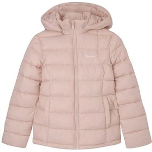 Pepe Jeans Simone korte jas voor meisjes, Roze (Ash Rose), 14 jaar