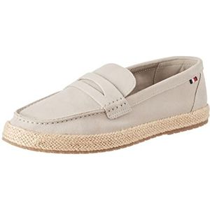 Tommy Hilfiger Heren Th Resort Classic Suede Espadrille, Steen, 46 EU