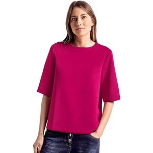 Cecil Dames TOS Modal Sweatsh Pullover met korte mouwen, roze, S