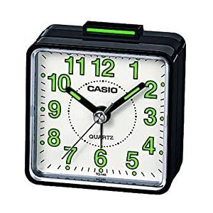 Casio - TQ-140-1BEF - Klok - Zwart - Alarm, Neo-weergave, Afmetingen 57,0 mm x 57,0 mm x 33,0 mm