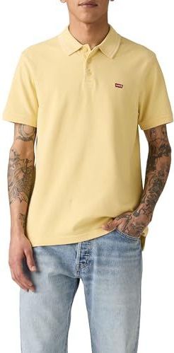 Levi's - Poloshirt - Geel - Katoen - Korte Mouwen