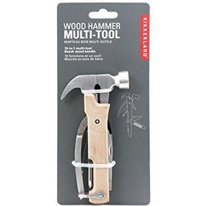Kikkerland Multifunctioneel gereedschap hout ""Hammer Tool"", CD502-W