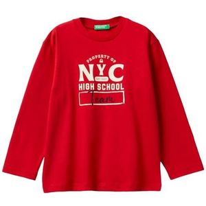 United Colors of Benetton T-shirt M/L, Rood, 18 mesi