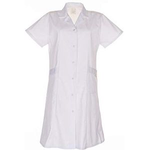 Planam damesmantel ""MG"" 1/4 arm maat 38, zuiver wit, 1612038