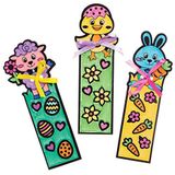 Baker Ross Pasen bladwijzers knutselset voor kinderen om in te kleuren (12 stuks) creatieve sets om te knutselen en te decoreren in de lente