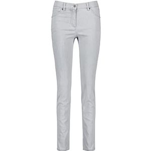 GERRY WEBER Edition Dames Jeans, Lichtgrijs denim, 36 NL Kort