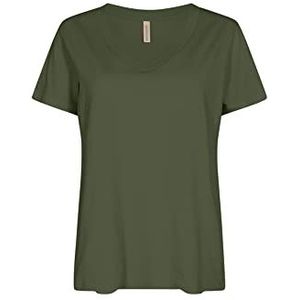 SOYACONCEPT Dames SC-Derby 2 T-shirt, 7870 Thyme, 100% biologisch katoen