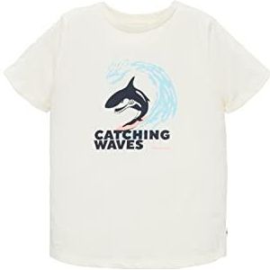 TOM TAILOR Jongens 1036055 T-shirt voor kinderen, 12906-Wool White, 92/98, 12906 - Wool White, 92 cm