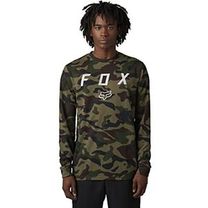 Fox Racing Heren VZNS lange mouw TECH TEE, groen camo, groot, Groene Camo, L