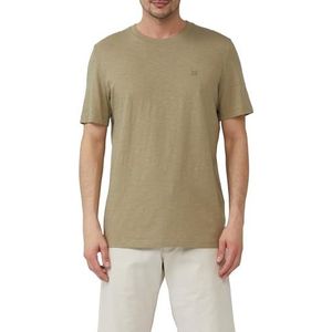 s.Oliver - T-shirt - Kaki - Normale Pasvorm - Kwartmouw