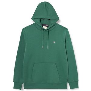 GANT REG Shield Hoodie, Woody Green, M