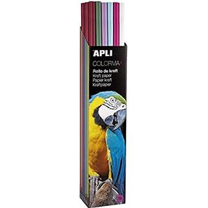 APLI 16886 - Colormax Assorted Kraftpapier 1 x 3 m 30 u.