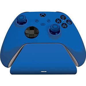 Razer Snellader voor Xbox-controllers shock blue - Universele Snellader Past bij je Xbox-controller (Magnetisch contactsysteem, Bediening met één hand, USB-voeding) Blauw