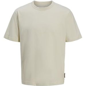 JACK & JONES Heren Jcolido Fabric Branding Tee Ss Crew Neck, Sweet Corn, M