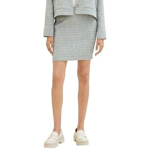 TOM TAILOR Mini-rok voor dames, 34792 - Green Boucle Design, 34