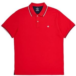 Champion Legacy Polo Gallery Light Cotton Piqué C-logo Polo, rood, S heren SS24, Rood, S