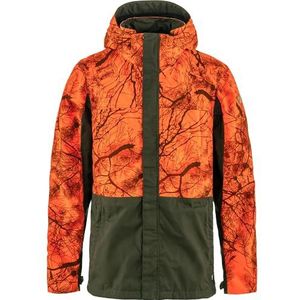 FJALLRAVEN 12500149-662-261 Drev Hybrid Jacket M Herenjas Deep Forest-Orange Multi Camo Maat M