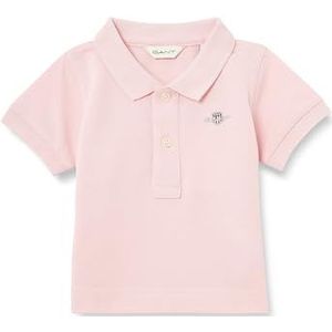 GANT Unisex Baby Shield Pique Ss Rugger Poloshirt, Blushing pink., 80 cm