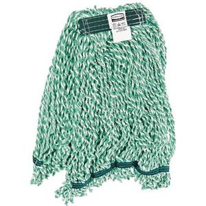 Rubbermaid Commercial Products 1 inch Web Foot Microfiber String Mop - Groen