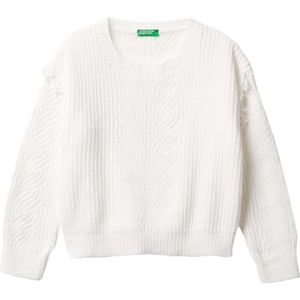 United Colors of Benetton Shirt G/C M/L, Wit, 140 cm