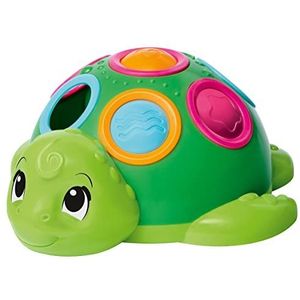 Simba 104010188 - ABC Schuif en Match schildpad, duw speelgoed, baby speelgoed, sorteer speelgoed, 3 kleurrijke schuifjes om te duwen, poppen en sorteren, 7cm, vanaf 10 maanden oud.