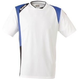 Kempa Shirt Base, wit/royal/zwart, S