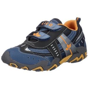 Lico Nils V 340151, sneakers voor jongens, blauw, (marine-oranje-zwart)