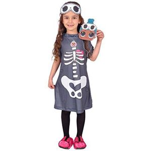 L.O.L. Surprise! Spooky Squad Sleepy Bones dress costume disguise Halloween official girl (Size 6-9 years) with accessories