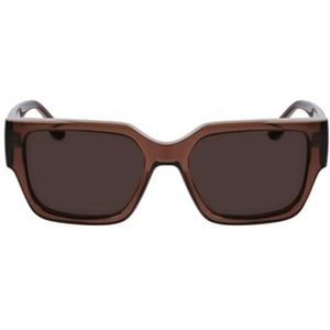 Karl Lagerfeld Unisex KL6142S zonnebril, 246 Light Brown, 55, 246 lichtbruin, 55