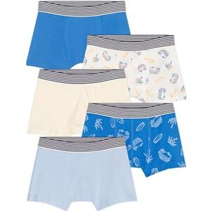 Petit Bateau Boxershorts (5 stuks) voor kinderen en jongeren, Versie 1., 3 jaar