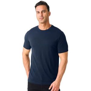 Merinowol - Korte Mouw T-shirt - Zwart - 100% Natuurlijke Vezels