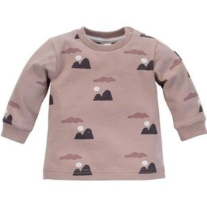 Pinokio Baby Blouse Long Sleeve Dreamer, 95% katoen, 5% elastaan, bejge met Mountains thema, jongens maat 62-104 (62), Bejge, 62 cm