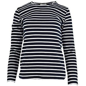 Armor Lux T-shirt voor dames, meerkleurig (Bi8 Rich Navy/meerkleurig), 48 (Herstellergröße: 6)